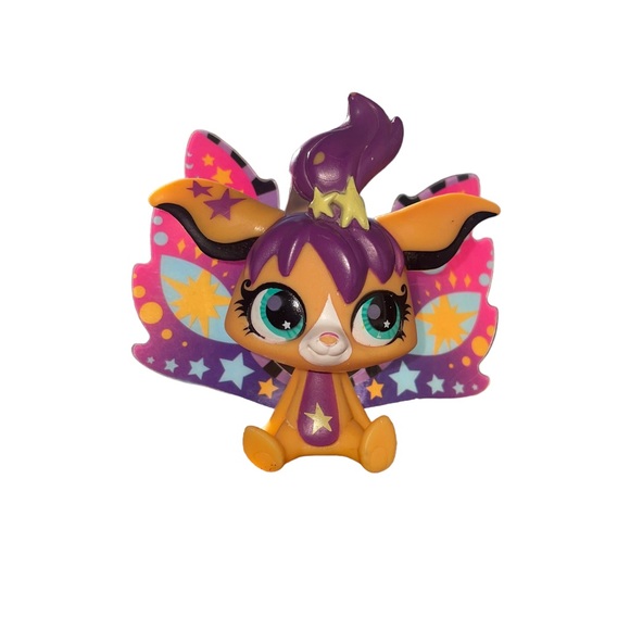 littlest pet shop # 2825 moonlite fairies starry moon fairy with celestial wings - Picture 3 of 7